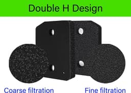 Drogerfilter - 4 stuks - PU-spons - 207 x 157 x 30 mm - Drogerbasisfilter - Drogerfilter - Geschikt voor Miele filterspons filtermat fijn — thumbnail 3