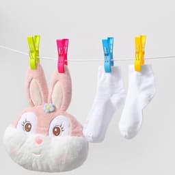 Allecto Plus - Grote Wasnijpers Set van 12 stuks in 4 kleuren - Winddichte Klemmen voor Kleding en Handdoeken - 12 cm Lengte — thumbnail 5