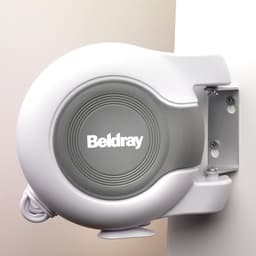 RFWR® Uitschuifbare Wäscheleine voor Binnen en Buiten, 26m Dubbele Drooglijn met Flexibele Wandbeugel — thumbnail 3