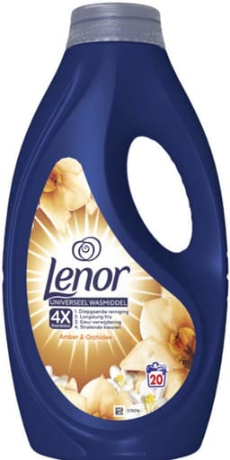Lenor Vloeibaar Wasmiddel Amber & Orchidee 20 Wasbeurten - 900 ml — thumbnail 5