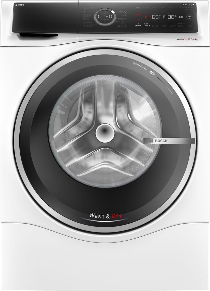 BOSCH WNC254A0NL i-Dos -  Was-droogcombinatie - 10.5 kg + 6 kg - 1400 rpm - 70 dB — afbeelding 1