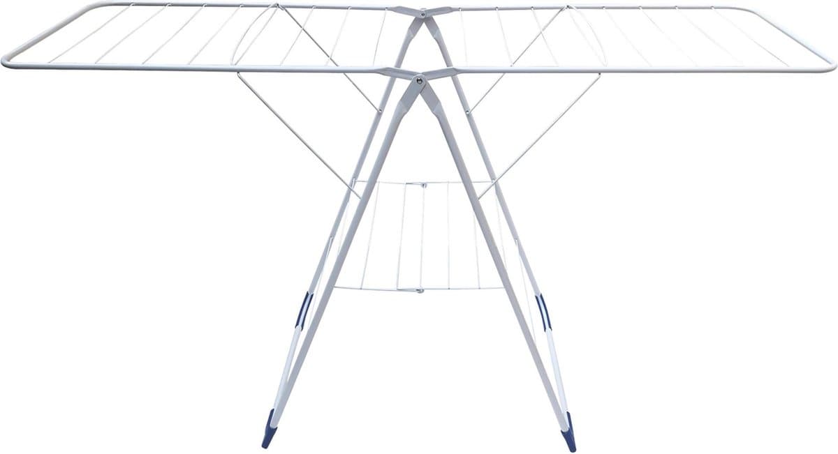 DROOGREK WIT OPVOUWBAAR 152 X 50 X 87 CM — afbeelding 1