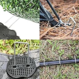 Grondankers voor Worteldoek en Tuinvlies - 50 Stuks 150 mm Lang met Bufferwasherset — thumbnail 3