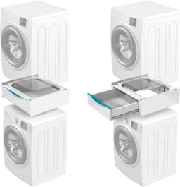 Universele overlappingsset voor wasmachine en wasdroger - 28L lade, veiligheidsgordel, 250 kg draagkracht — thumbnail 4
