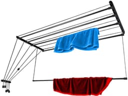 KADAX Metalen wasrek 5x160cm zwart AV160-P5St — thumbnail 1