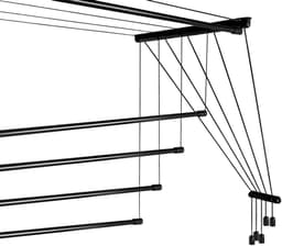 KADAX Metalen wasrek 5x160cm zwart AV160-P5St — thumbnail 5