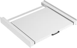 Tussenstuk Wasmachine & Droger met Uitschuifbare Plank XL – Wit - Bodo — thumbnail 1