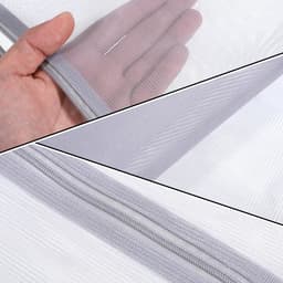 IMPERATORIS® Waszakjes voor Wasmachine - Bescherming voor Fijne Was en Schoenen - Mesh Wasnet met Rits - Voorkomt Slijtage - Set van 2 - transparente - 50 x 60 cm — thumbnail 4