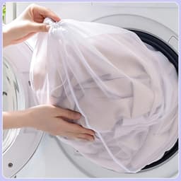 Famanu - Stuks Wasnetten voor Wasmachine, Herbruikbaar Wasnet met Trekkoord Fijne Mesh Waszakken voor Truien en Jassen — thumbnail 5
