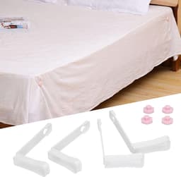 Cosensi - Lakenclip Antislip 4 stuks | Lakenhouder voor stevige hoekbevestiging | Heavy-duty voor matrassen | Thuis en huishouden — thumbnail 4