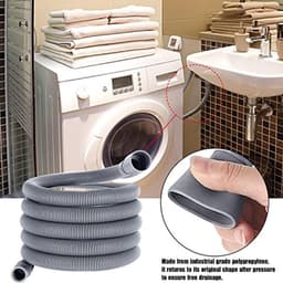 Universele Afvoerslang voor Wasmachines en Vaatwassers 3m x 20mm - Verlengset — thumbnail 2