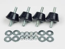 Silentblocks voor trillingsisolatie - 4 stuks rubberen houders voor machines, luchtcompressoren en motoren — thumbnail 4