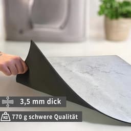 Antislip Wasmachine Beschermers Set van 2 - 60 cm Betonlook — thumbnail 5