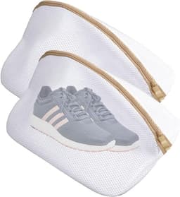 Allecta - Waszakken voor schoenen (2 stuks) - Herbruikbaar wasnet voor schoenen wassen - Ritssluiting, wasmachine bestendig. — thumbnail 1