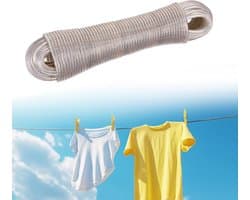 30 meter waslijn voor binnen en buiten drogen van kleding — afbeelding 1