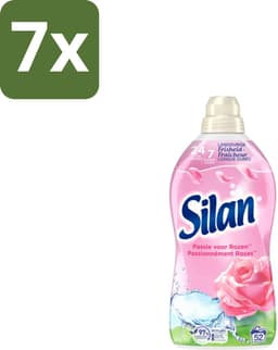 7 x Silan – Wasverzachter – Classic Pink Passie voor Rozen – 1144 ml - Wasverzachter - Roze Geur - Wasgoed Verzachter - Kleding Verzachter - Statische Elektriciteit — thumbnail 1