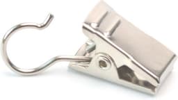 Gordijn Knijpers - Handdoeken Knijpers - Theedoeken Knijpers - RVS - Zilver - 10 Stuks — thumbnail 1