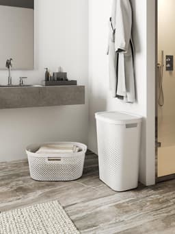Curver - Infinity Recycled Dots - Wasmand - 40L - Wit — thumbnail 3