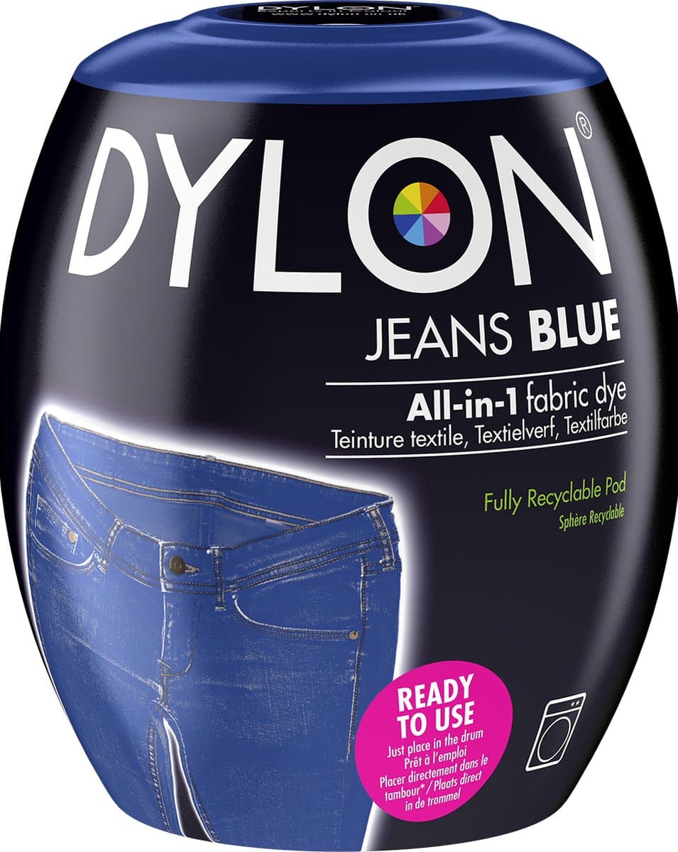DYLON Wasmachine Textielverf Pods -  Blue Jeans - 350g — afbeelding 1