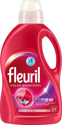Fleuril Renew Color - Vloeibaar Wasmiddel - Voordeelverpakking - 4x27 Wasbeurten — thumbnail 1
