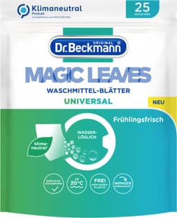 D.Beckmann Magic Leaves Universeel - 25 Wasvellen - 25 Wasbeurten - Wasstrips - Wasmiddeldoekjes — thumbnail 3