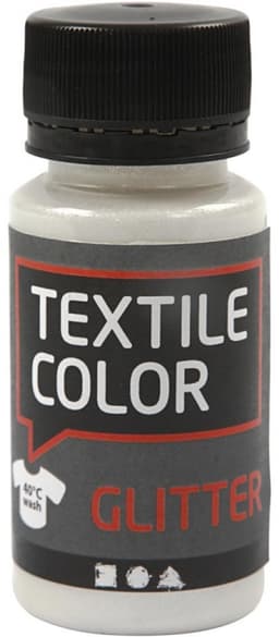 CC Textile Color Glitter Transparant 50ml — thumbnail 2