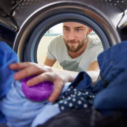 wasbol set van 4 - tot 90°C - tot 1000 wasbeurten - paars — thumbnail 3