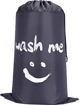Waszak Wash Me - 60 x 90 cm - met trekkoord - Grijs — thumbnail 1
