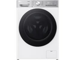 LG F4DR9537S2W was‑droogcombinatie 13 kg met AI DD voor slimme stofverzorging - TurboWash 39 voor sneller wassen - EzDispense automatische dosering - hygiënisch wassen met stoom en ThinQ slimme bediening. Energieklasse A‑20% — afbeelding 1
