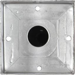vidaXL - Grondpinnen - 6 - st - 12x12x56 - cm - gegalvaniseerd - staal - zilverkleurig — thumbnail 3