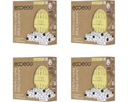 4 x EcoEgg Wasbal Duurzame Navulpellets - Parfumvrij - Navulbaar - Geld Besparend - 50 Wasbeurten - Hergebruik — afbeelding 1