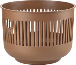 Zone Denmark Ume Wasmand - 30 liter - Terracotta - Kunststof - Ronde Wasmand met Hengsel - Kleine Wasbox of Opbergmand — thumbnail 1