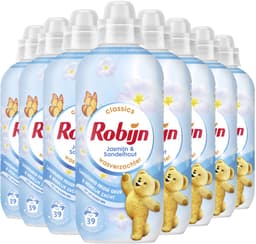 Robijn - Wasverzachter - Jasmijn & Sandelhout - 8 flessen - 312 wasbeurten - Voordeelverpakking — thumbnail 2