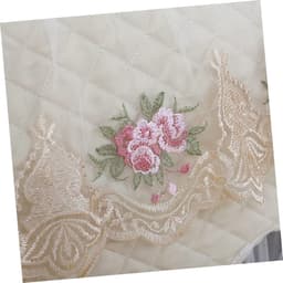 Wasmachine hoes - Droogmolenhoezen - Wasmachine beschermer - Wasmachine cover - Wasdroger beschermhoes - Droogcombinatiehoes - rol stofkap - 60 * 60 * 85 CM - kant ruche bloemen - Voor De Meeste Voorlader Wasmachines En Buitendrogers — thumbnail 2