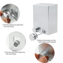 Uittrekbare Waslijn Set - Instelbare Dichtheid - 4 Stuks - 4,2 m — thumbnail 3