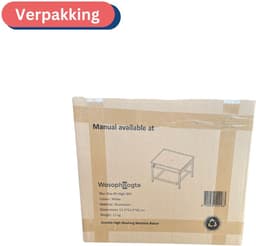 Wasophoogte® Wasmachine verhoger - Wasmachine opbouwmeubel - Wasmachine sokkel - 45 cm hoog - Wit - Universeel — thumbnail 4