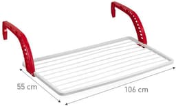 PlasticForte wasrek - Inklapbaar droogrek - 10 meter - 55 x 106 x 27 cm - camping - balkon — thumbnail 4