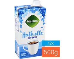 Melkan Halfvolle Koffiemelk 500g