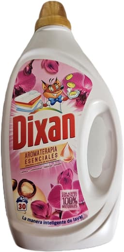Dixan - Aromatherapy - Sensual Freshness - Vloeibaar Wasmiddel - 4x 1,5L - 120 Wasbeurten - Voordeelverpakking — thumbnail 3