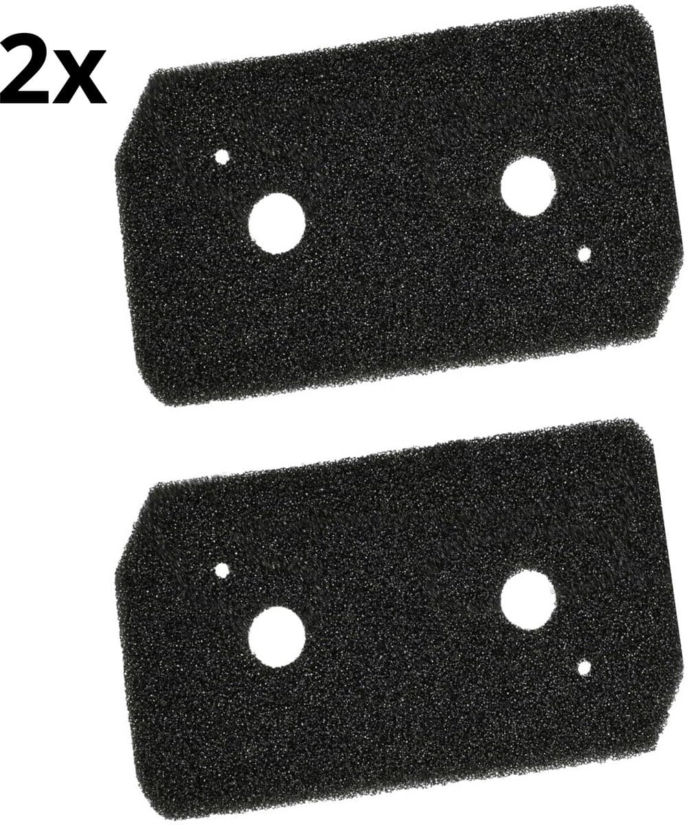 Bramokava – Droger Filter – 2 Stuks – Geschikt voor Bosch Siemens - Condensor Wasdroger Droogkast Schuimfilter – Alternatief voor 12007650 – 225x125x20 mm — afbeelding 1