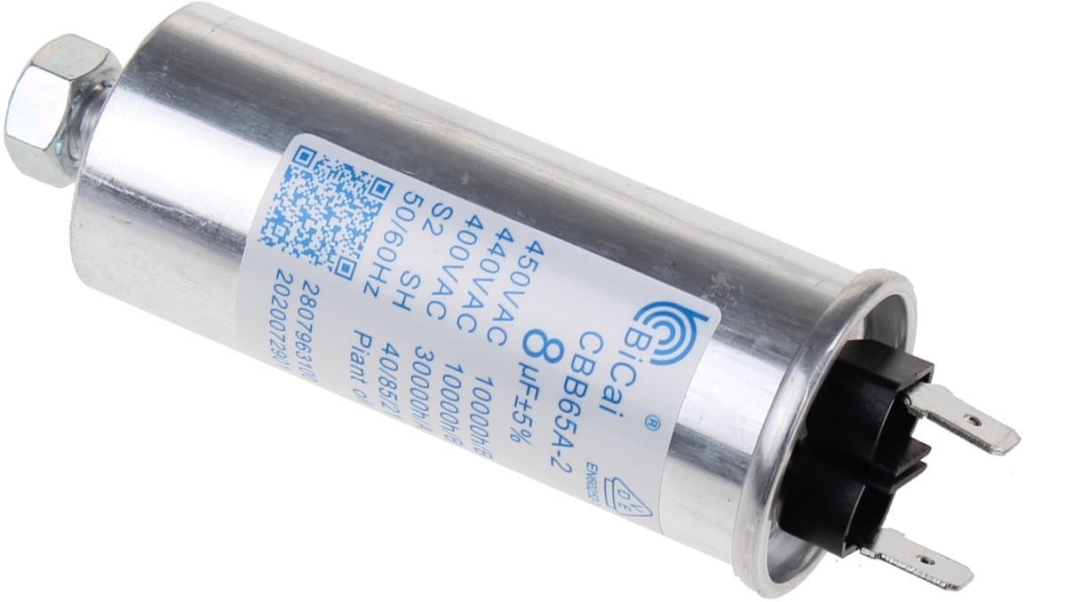 BEKO - CONDENSATOR - 8µF - DV1160/DCY7402X - 2807960400 — afbeelding 1