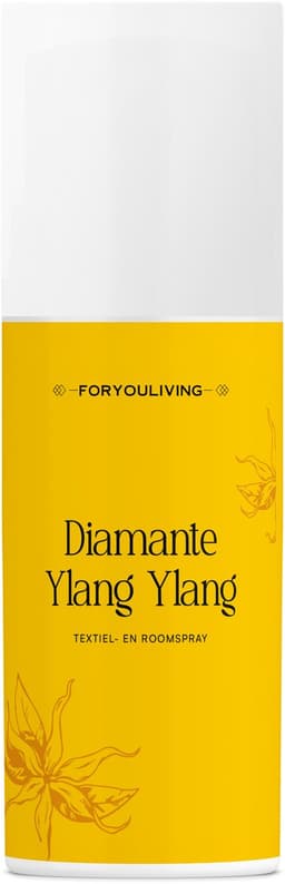 Foryouliving Textielspray Diamante Ylang Ylang 400ml - Roomspray & Interieurspray - Textielverfrisser & Kledingverfrisser — thumbnail 2