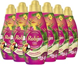 Robijn -Vloeibaar Wasmiddel - Klein & Krachtig - Tropical - 6 flessen - 114 wasbeurten — thumbnail 2