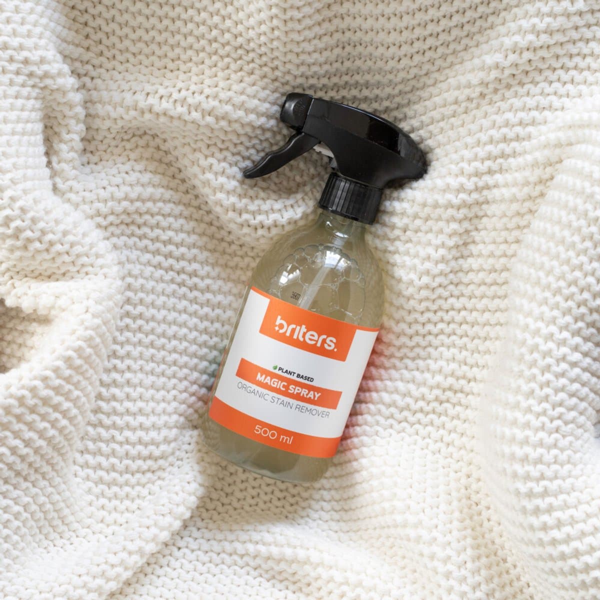 Briters Magic Spray Vlekverwijderaar – 500 ml – Enzymatische & Milieuvriendelijke Vlekkenspray – Veilig voor Alle Textiel - 100% Biologisch — afbeelding 1