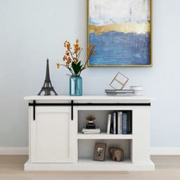 vidaXL - Ophangset - voor - minischuifdeur - 152 - cm - koolstofstaal — thumbnail 2