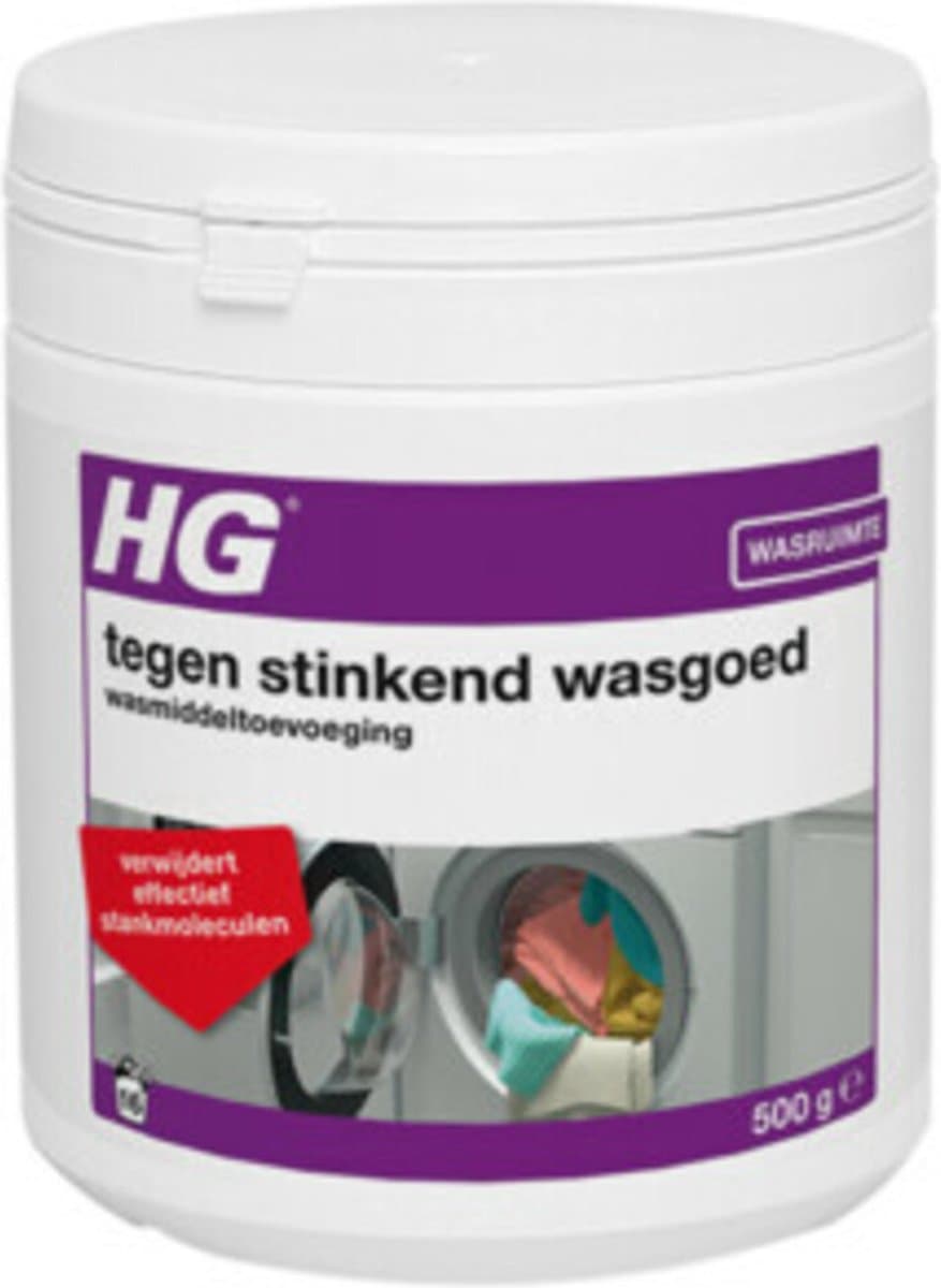 HG Tegen Stinkend Wasgoed Wasmiddeltoevoeging - 6 x 500 gr - Voordeelverpakking — afbeelding 1