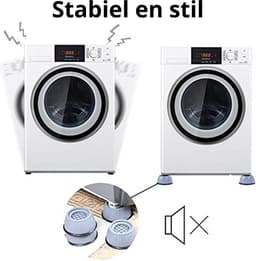 Bovista Wasmachine Verhoger - Ombouw - Koelkast Verhoger - Met Wielen - Wasdroger - 4 Stuks — thumbnail 3