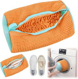 Waszak - Wasnet Voor Schoenen - Waszak Voor Schoenen - Schoenen Waszak - 39 x 19 Cm - Netje Anti-Vervorming - Delicaat Wasgoed - Schoen Wassen - Schoenenwaszak - Wasgoed - Wasmachine - Schoenen / Sneakers - Met Rits En Hangende Ring - Herbruikbaar — thumbnail 1