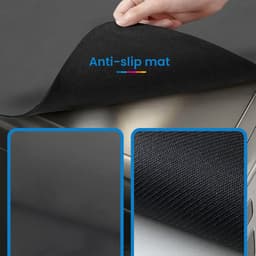 YONO Wasmachine Beschermer Bovenkant - Anti Slip Mat Hoes - 58,5x49 cm - Zwart — thumbnail 3