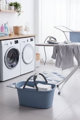 Heupwasmand met handgrepen 'Domus' - 35 liter - Smoky Blue — thumbnail 2